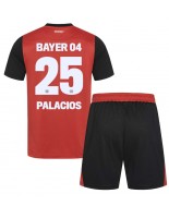 Bayer Leverkusen Exequiel Palacios #25 Domácí dres pro děti 2024-25 Krátký Rukáv (+ trenýrky)